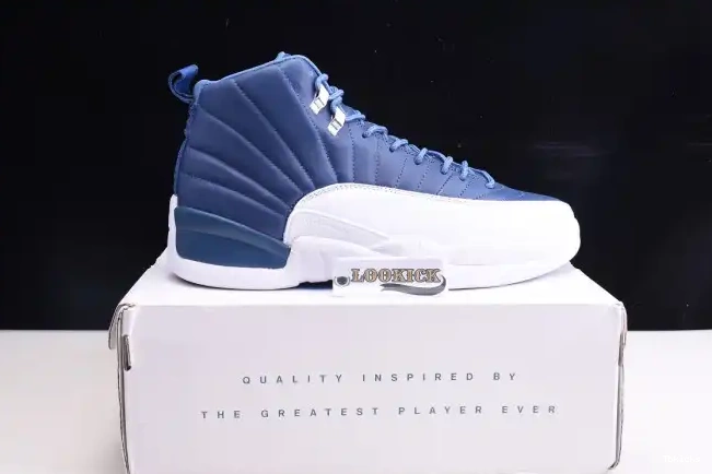Reps TBK 12 Air Retro Blue 130690-404 Stone Jordan 0422